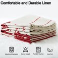thumbnail image 2 of Haperlare 4 Pack Christmas Pillow Covers 16"x16" Elk Snowflakes Xmas Tree Sofa Couch Cushion Cases Xmas Decorations for Bed Outdoor, Red, 2 of 6