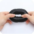 thumbnail image 3 of Hot Women Synthetic Fiber Hair Bun Donuts Ring Blonde Hair Extension Wig Hair Rope Black, 3 of 3