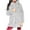 Gray, variant on Lovskoo Womens Winter Coats Faux Fur Jacket Thick Warm Open Front Cardigan Solid Pocket Color Jacket Fleece Long Sleeves Lapel Coat Beige