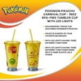 thumbnail image 7 of Pokemon Pikachu LED Light Up Tumbler Cup with Lid and Straw, 7 of 7