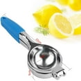 thumbnail image 3 of PVCS Stainless Steel Manual Orange Juicer Heavy Duty Solid Metal Squeezer for Home, 3 of 8