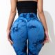 thumbnail image 3 of Gibobby Pantalones de Casuales Leggings de entrenamiento estampados a la para mujer Fitness deportes gimnasio correr Yoga pantalones atléticos(Azul marino， L), 3 of 4