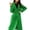 Green, variant on Women's Autumn And Winter Simple Double Long Sleeved Lapel Button Woolen Jacket winter clothing for women
