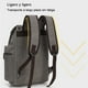 thumbnail image 4 of Mochila de lona encerada impermeable, bolsa para computadora portátil de negocios, mochila para senderismo al aire libre, 4 of 7