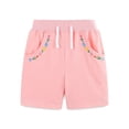 thumbnail image 3 of Ougyinr Toddler Baby Girls Shorts Toddler Boys Cotton Shorts with Drawstring Casual Elastic Waist Clothes for Summer 2-7T, 3 of 9
