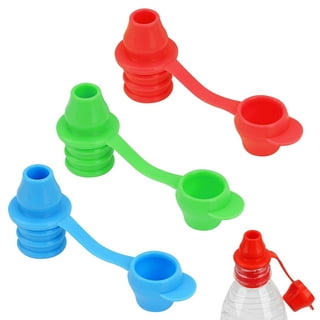 X-KIDS Baby Water Bottle Cap No Spill Silicone Bottle Top Water Bottle  Spout Adapter for Toddler Kids Travel Essential, Leak-Proof, BPA-Free  (Mix-2