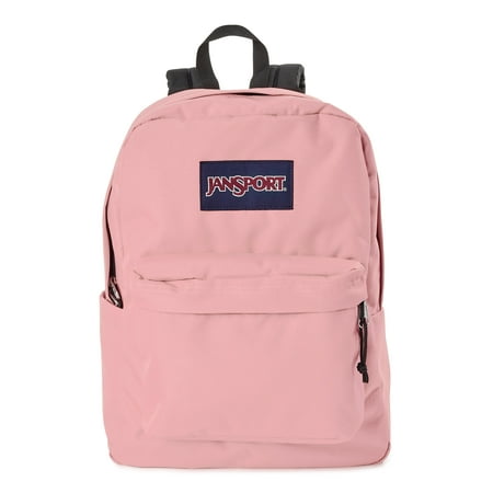 JanSport Unisex SuperBreak Backpack School Bag Misty Rose Pink