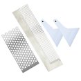 thumbnail image 4 of BEADCEST 4pcs Plastic Beading Tools Kit Silver Measuring Ruler For Craft Making And DIY Tools, 4 of 8