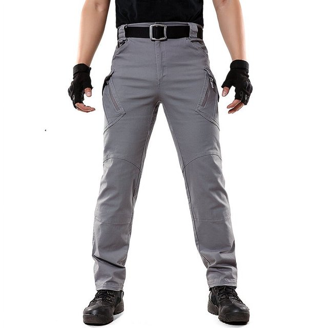 Pantalones tácticos para exteriores de tejido elástico IX9, pantalones de ciudad para aficionados militares IX7, pantalones de trabajo con múltiples bolsillos