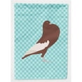 thumbnail image 1 of Carolines Treasures BB8128GF Anglais Pigeon Pouter Bleu Check Drapeau de Jardin, 1 of 3