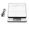 thumbnail image 3 of TMAX Large 3kg/6.6lb Kitchen Scale with 0.1g/0.003oz High Precision, Bakery Scale with USB Rechargeable, 3 of 4