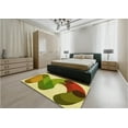 thumbnail image 4 of Ahgly Company Indoor Rectangle Patterned Dark Bronze Brown Area Rugs, 3' x 5', 4 of 6