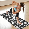 thumbnail image 6 of Black Paw Hot Yoga Mat Towel Non Slip for Hot Yoga - Quick-Drying Yoga Mat Cover with 4 Corner Pockets with Travel Bag - Hot Yoga Towel Non Slip Grip Moisture Wicking Sweat 70"x26", 6 of 6