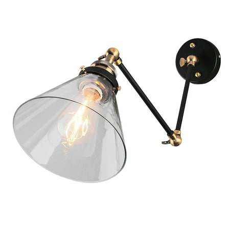 

Gongxipen Swing Arm Wall Light Simple Wall Sconce Modern Style Wall Mount Light for Home