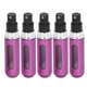 thumbnail image 2 of 5PCS Portable Perfume Atomizer Bottle Pressed Spray Bottle Aluminum Bottle for Outdoor Travel 5ml Purple, 2 of 5