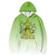 thumbnail image 4 of Sudadera de manga larga con capucha del Grinch para mujer, de algodón, con bolsillo, para mujer, color verde, talla XL, 4 of 7
