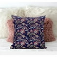 thumbnail image 4 of Roses Sprayed Stars Suede Zippered Pillow W Insert in Red Blue Gold 20 x 20, 4 of 6