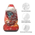 thumbnail image 4 of Wukai Space Skeleton Art Full Set Car Seat Covers with Soft Padding Universal Auto Front Seats Protector and Cushion Mat, 4 of 5