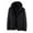 Black, variant on Herrnalise Unisex Casual Thicken Hooded Zipper Windproof Waterproof Keep Warm Breathable Long Sleeve Jacket Coats Black