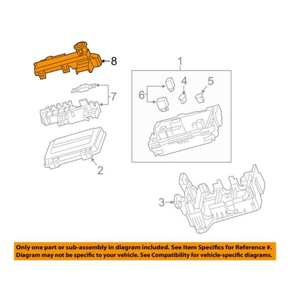 Cadillac GM OEM 13-18 ATS 2.0L-L4 Fuse Relay-Top Cover 22858944