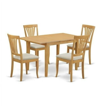 Norfolk Kitchen Dinette Table & 4 Chairs, Oak