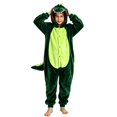 thumbnail image 4 of Ruyang Kids Plush Hooded Jumpsuit Animal Long Sleeve Zip Up Bodysuits Toddler Boys Girls Holiday Dress Up Role Play Outfit, 4 of 9
