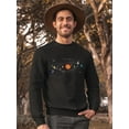 thumbnail image 2 of Our Solar System Design Sweatshirt Men -Image by Shutterstock, Male XX-Large, 2 of 4