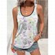thumbnail image 4 of Camisetas sin mangas de verano para mujer, camisetas sin mangas con estampado de Snoopy, chaleco básico con estampado 3D para mujer, ropa Y2k, 4 of 4
