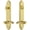 Lifetime Brass, variant on Grandeur Arcprt_Tp_Eset_234_Lh Arc Solid Brass Tall Plate Single Cylinder Keyed Entry Set