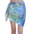thumbnail image 2 of Disketp Peacock Women Swimsuit Cover Up Short Chiffon Summer Beach Sarong Bikini Wrap Skirt Bathing Suit, 2 of 7