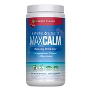 CALM Magnesium Powder Supplement | Cherry Flavor | 16 Ounces | by Natural Vitality