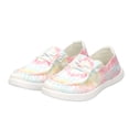 thumbnail image 4 of LUCKY STEP Rhinestone Loafers Shoes Comfort Slip On Mesh Knit Walking Shoes,Pink tie dye,Womens, 4 of 6