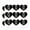 Opaque, variant on Riverdale South Side Serpents Heart Shaped Planner Calendar Scrapbook Craft Stickers