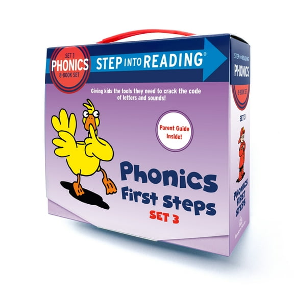 Step Into Reading Step Into Reading Set 3 Phonics First Steps Box Set: Includes 8 Easy-To-Decode Books and Parent Guide, (Paperback)