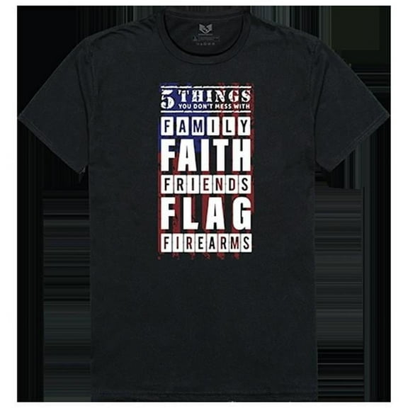 5 Things YDMW 2 Relaxed Graphic Tee Shirt, Black - 2XL