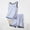 Blue, variant on Amidoa Boys Girls 2 Piece Outfits Summer Clothes Short Sleeve Soft T Shirts and Casual Shorts Kids Clothing Sets Beige Size 10