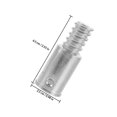 thumbnail image 2 of BESTYASH Thread Adapter Metal Extension Pole Adapter Silver Cylindrical For Household Cleaning 2Pcs, 2 of 8