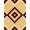 Tan Brown Terracotta, Pattern 3, variant on ODIKA Southwestern Aztec Arae Spotted Boho Border Motif Farmhouse Lone for Dining Room, Under Table, Home Office, Non-Slip Chair-Friendly
