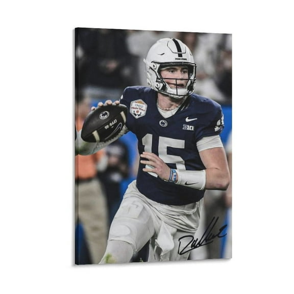 Drew Allar Canvas Poster Print Photo Art Painting Canvas Poster Home Decorative Bedroom Modern Decor Posters Gifts 12x18inch(30x45cm)