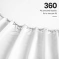 thumbnail image 4 of Superior Egyptian Cotton Deep Pocket 1500 TC Sheet Set, Full, White, 4 of 10