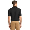 thumbnail image 2 of Port Authority K500 Mens Silk Touch Polo T-Shirt, Black - 6XL, 2 of 6