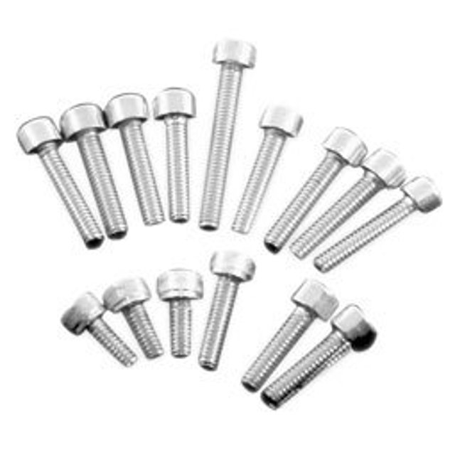15 PIECE CLUTCH WTR COVER STAINLESS BOLT KIT