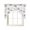 White, variant on Cute Fox Kitchen Curtains Sets 24 Inch Length with Valance, Funny Animals Watercolor Star Bunny Swag Valances and Tiers Curtain Set Drapes Swag Curtains for Living Room, Bathroom, Bedroom, Cafe