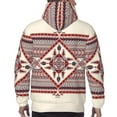 thumbnail image 7 of Xecao Fashion Tatreez Pattern Men's Adult Pullover Hoodie,Hooded Sweatshirt-3X-Large, 7 of 7