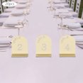 thumbnail image 6 of 20PCS Gold Table Numbers Acrylic Party Table Numbers Wedding Table Numbers Sign, 6 of 13