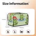 thumbnail image 5 of Fotbe Frog Amanita Mushroom for Two Slice Toaster Cover, Fingerprint Protector, Super Soft Appliance Cover And Dust Cover,Bread Dust Cover & Fingerprint Protection, 5 of 7