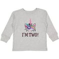 thumbnail image 3 of Inktastic 2nd Birthday Unicorn 2 Year Old Girl Girls Long Sleeve Toddler T-Shirt, 3 of 5
