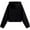 Black, variant on 67 Six Seven Letter Hoodies Sweatshirts For Kids Hoodies Sweatshirts Casual Girls Cropped Hoodie With Fashion Print Pullover For Kids And Outdoor Activities Sky Blue 130(8-9 Years)