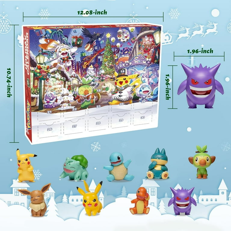2025 30 Days Different Small Monster Figure Advent Calendar