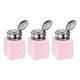 thumbnail image 1 of 3uds Disolvente Alcohol Dispensadores 120ml(4oz) Empujar Abajo Líquido Dispensador Bomba con Sellado Inoxidable Acero Tapa para Acetona Limpiador Esmalte Removedor, Rosa, 1 of 6